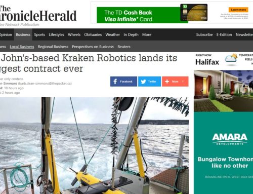 St. John’s-based Kraken Robotics lands its biggest contract ever