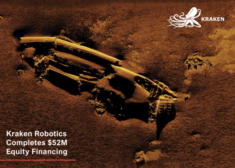 Kraken Robotics Completes $51.75 Million Bought Deal Public Offering ...